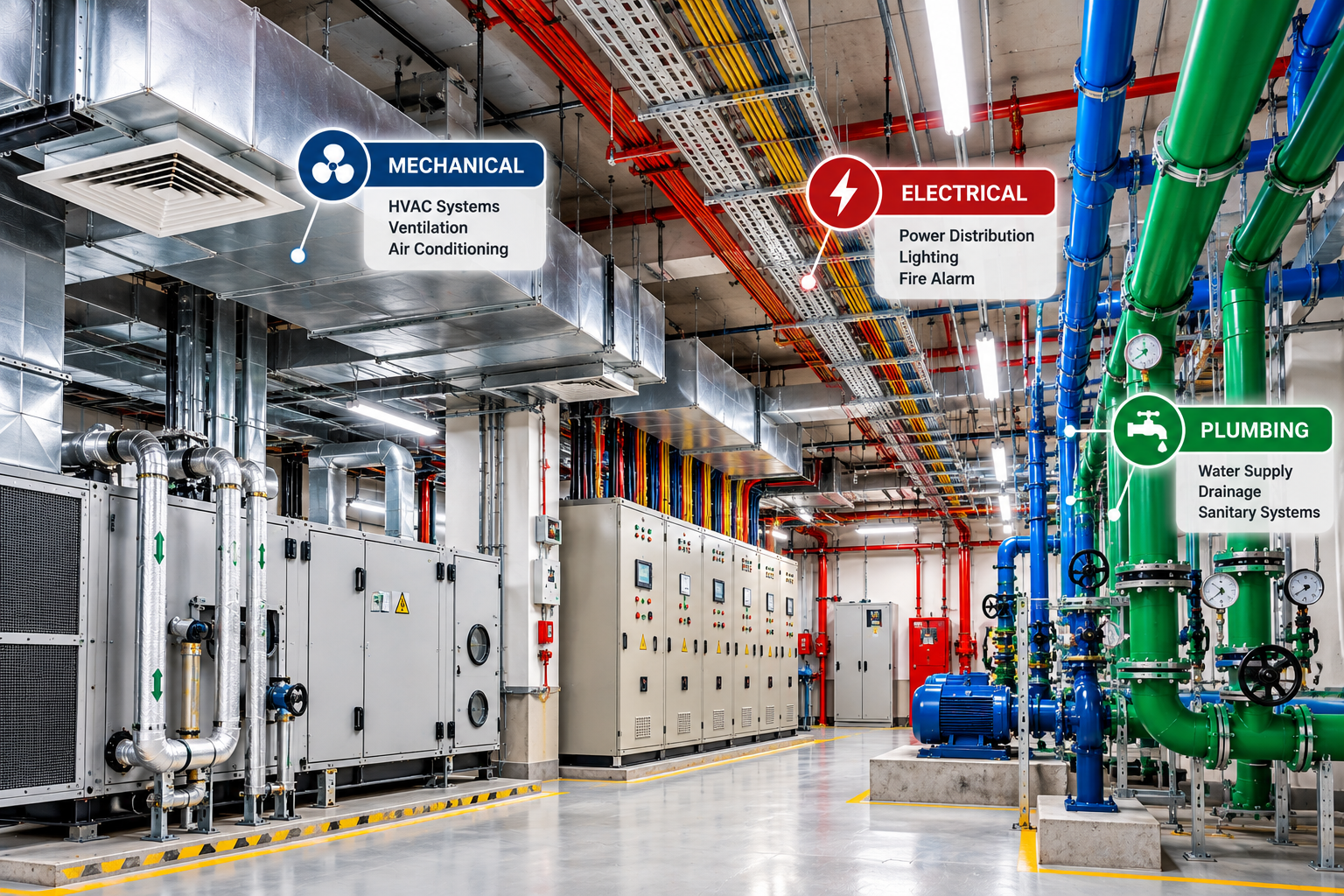 MEP Mechanical Electrical and Plumbing Systems